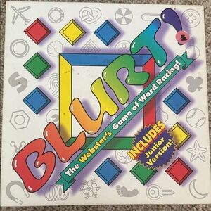 Blurt! Word Racing Board Game